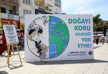 - Buca’da çöpler yere düşmedi