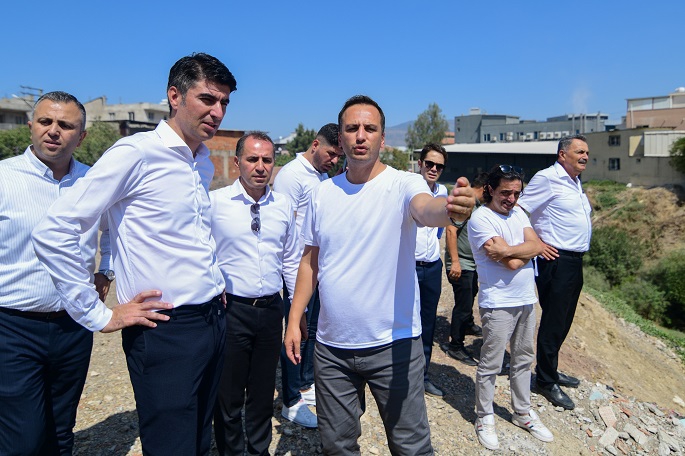 İZSU Genel Müdürü Erdoğan, Bornova'da İnceleme Turunda