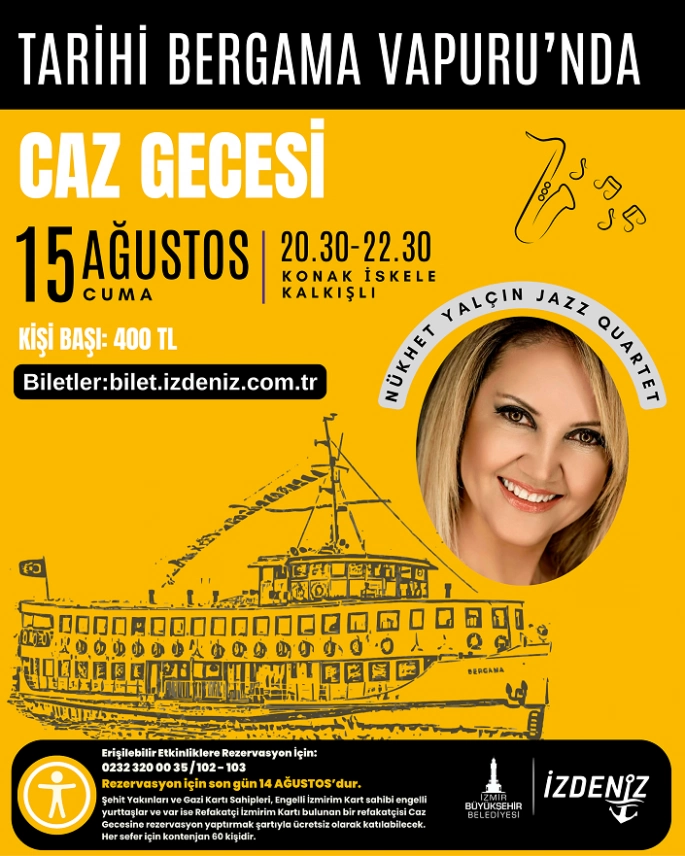 Cazın Ritmi İzmir Körfezi’nde Yankılanacak
