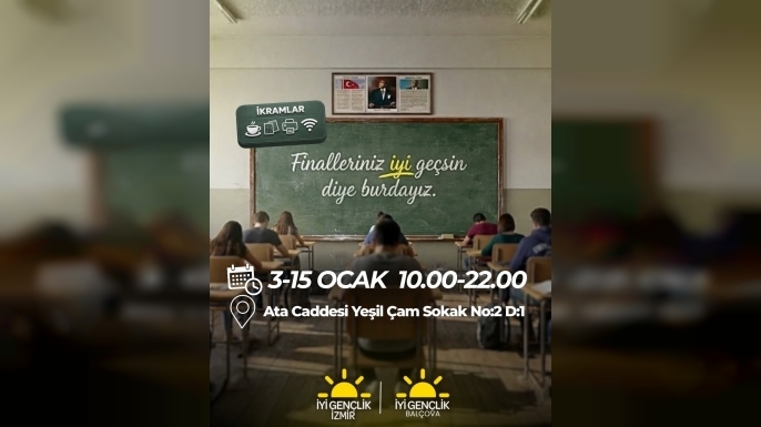 İYİ PARTİ BALÇOVA’DA KAPISINI GENÇLERE AÇTI