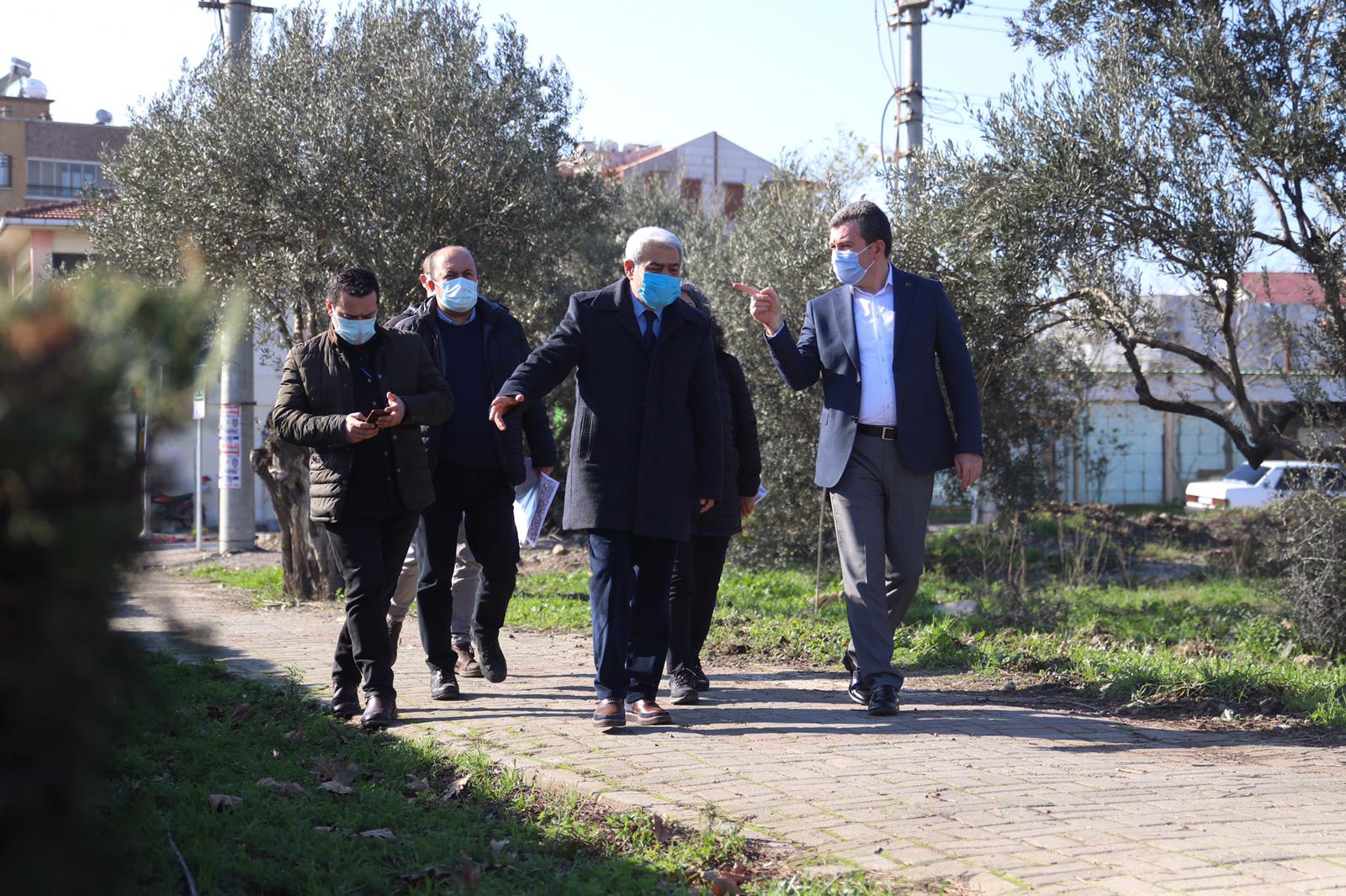 Bergama’da Zeytin Park için düğmeye basıldı