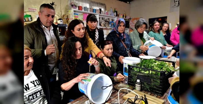 Bornova’da kompostla dönüşen kent tarımı