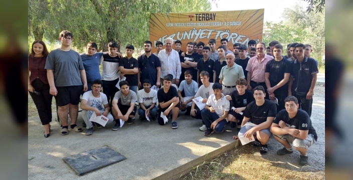 Terbay Çıraklık Okulu’nda karne ve sertifika töreni